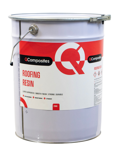 This image contains a picture of a 20kg multipurpose roofing resin drum.