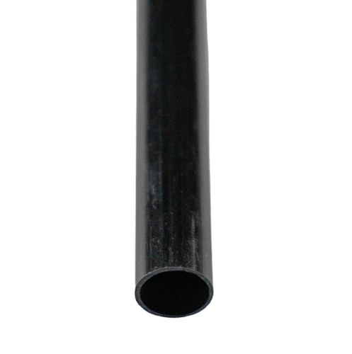 This image contains the end of a blac,  1m carbon fibre tube. 